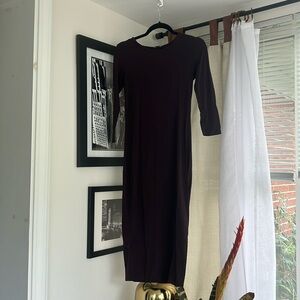 Purple Midi dress